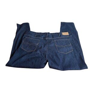 Polo Ralph Lauren Mens Denim Jeans 44x30 Varick Slim Straight Blue Dark Wash